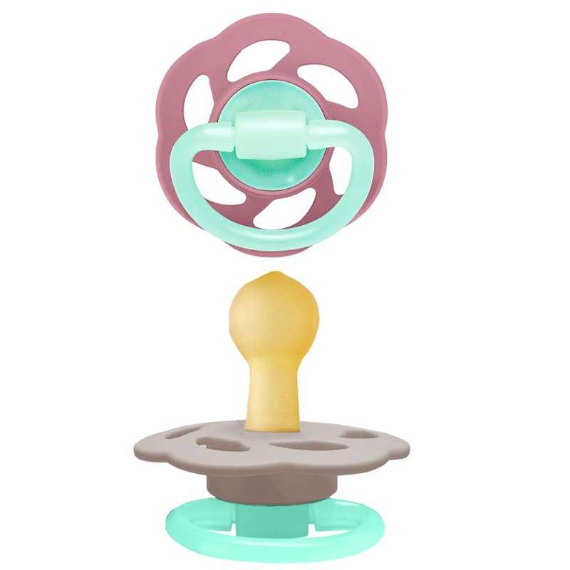 Nip Cherry Air Night Glow In The Dark Round Latex Soother - Sie 1 (0-6M)