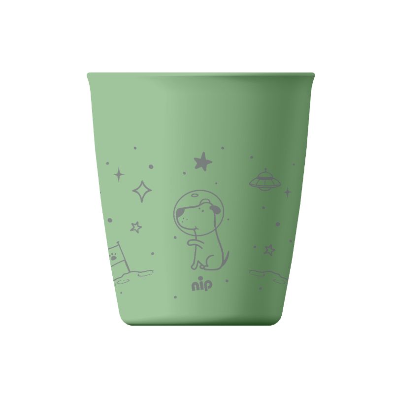 Nip Eco-friendly Children's Drinking Cups For Toddlers And Babies (Dog Green)