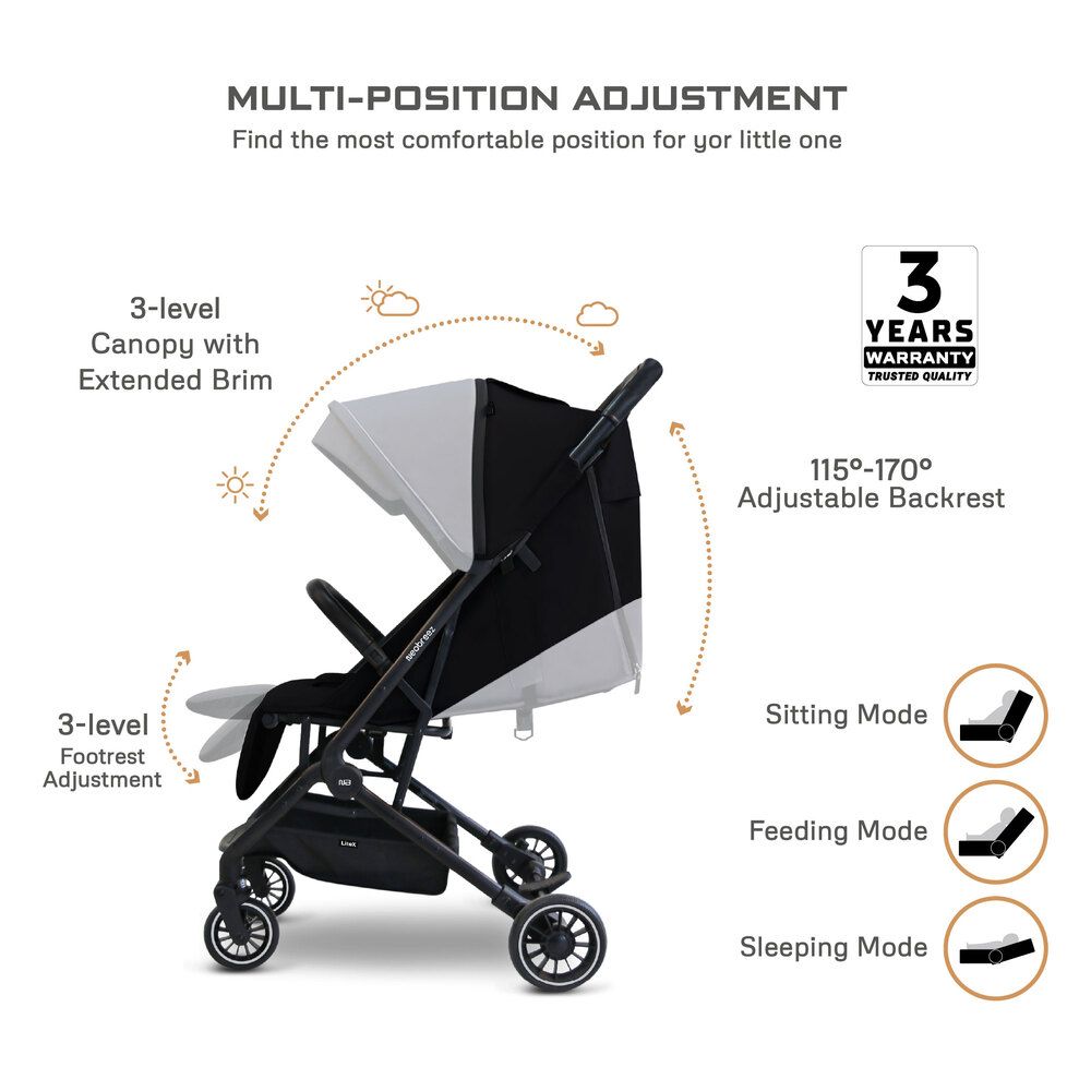 Neobreez Litex Ultra Lightweight Cabin Size Travel Stroller