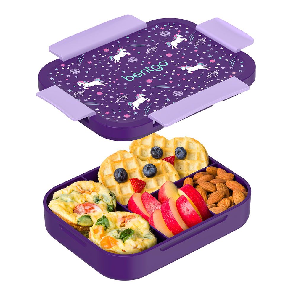 Bentgo Kids Prints 4 Compartment Slim Lunch Box