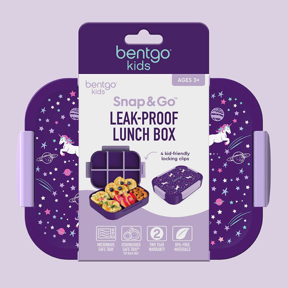 Bentgo Kids Prints 4 Compartment Slim Lunch Box