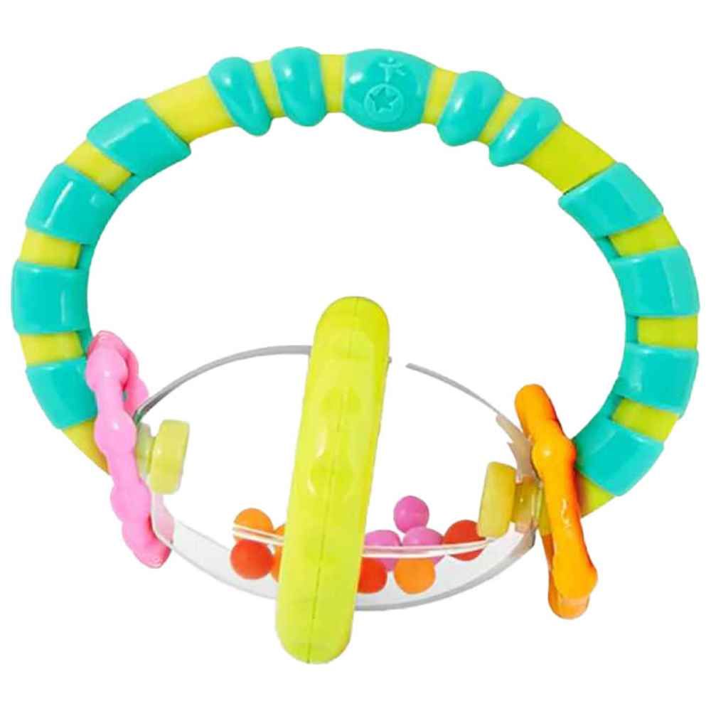 Bright Starts Grab & Spin Rattle and Teether Toy
