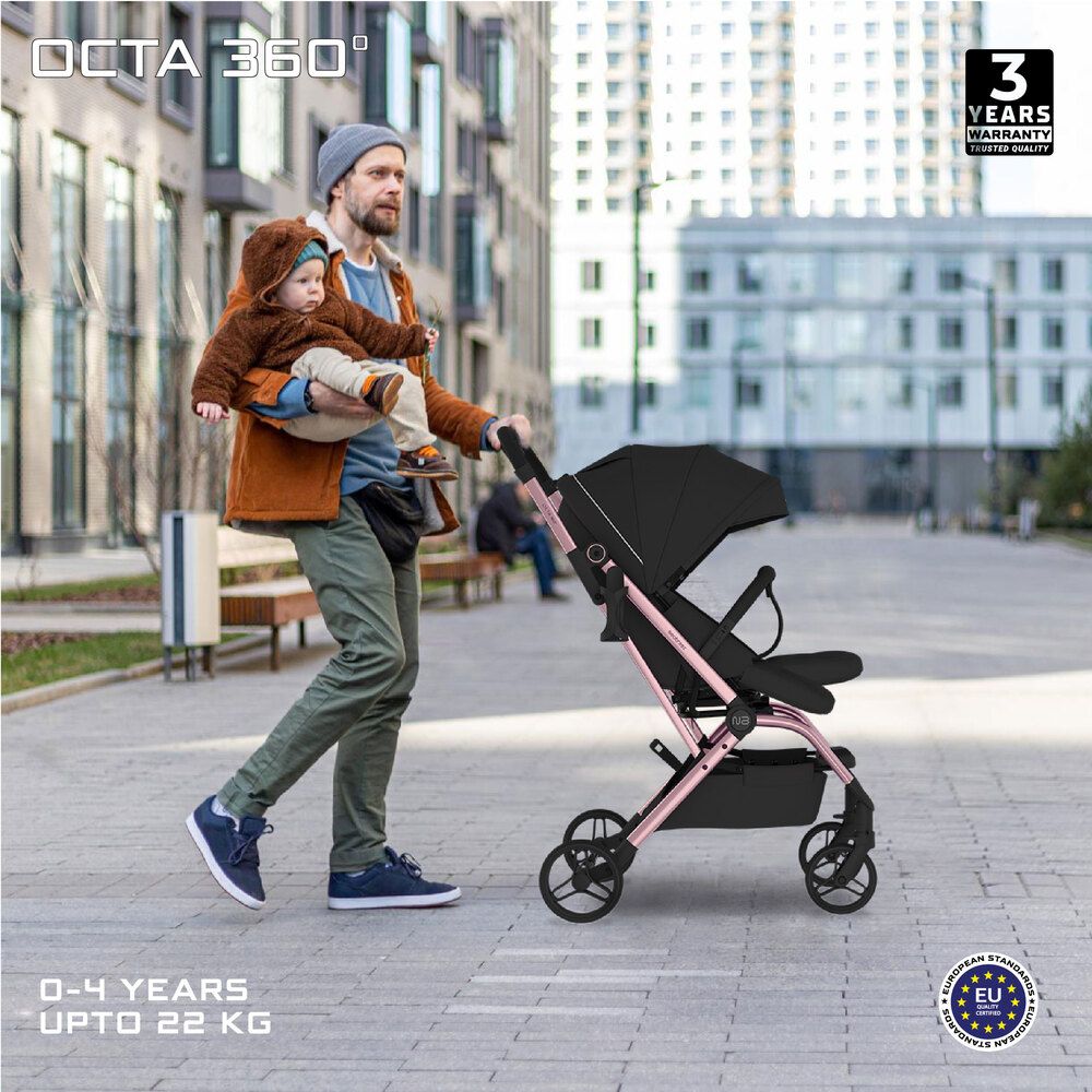 Neobreez Octa 360° Rotate Lightweight Compact Travel Stroller