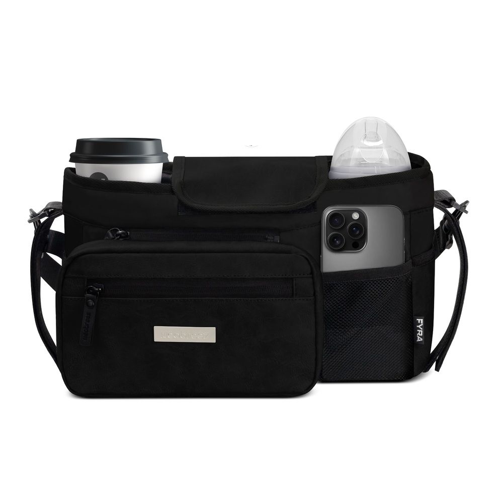 Neobreez Fyra Stroller Organizer Caddy With Insulated Cup Holder