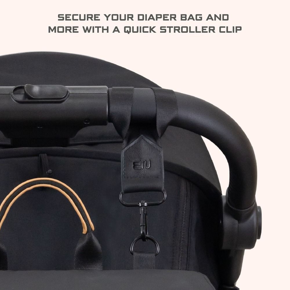 Neobreez Universal Stroller Hooks Clip Set (Black)