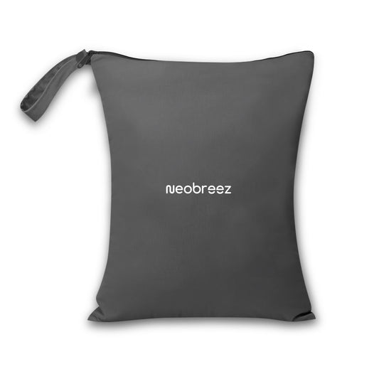 Neobreez Wet & Dry Bag Leak Proof For Diaper Bag/Stroller (Grey)