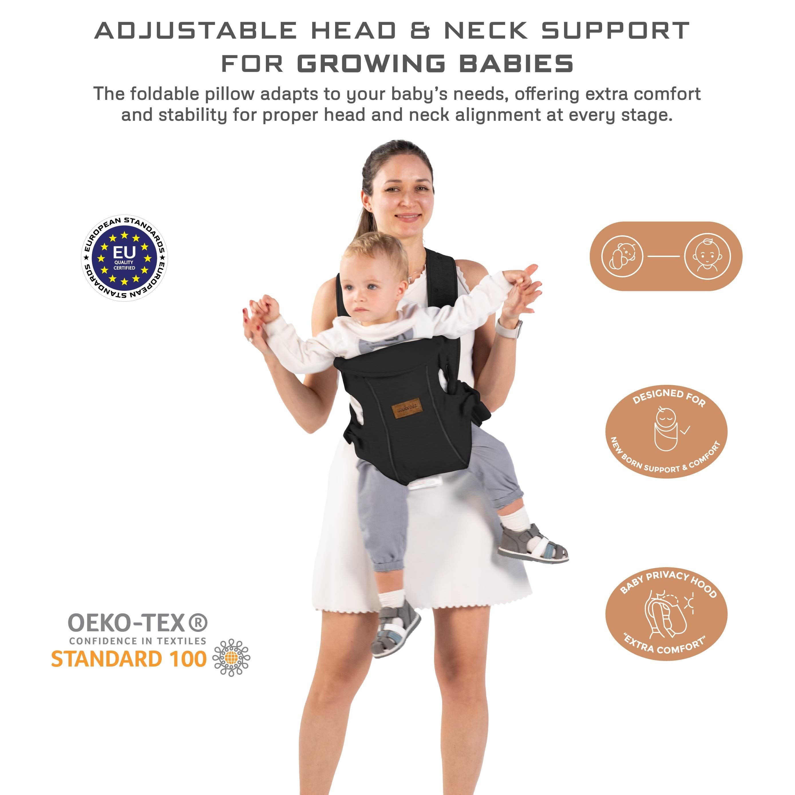 Neobreez Atlix 3 In 1 Convertible Baby Carrier Newborn To Toddler