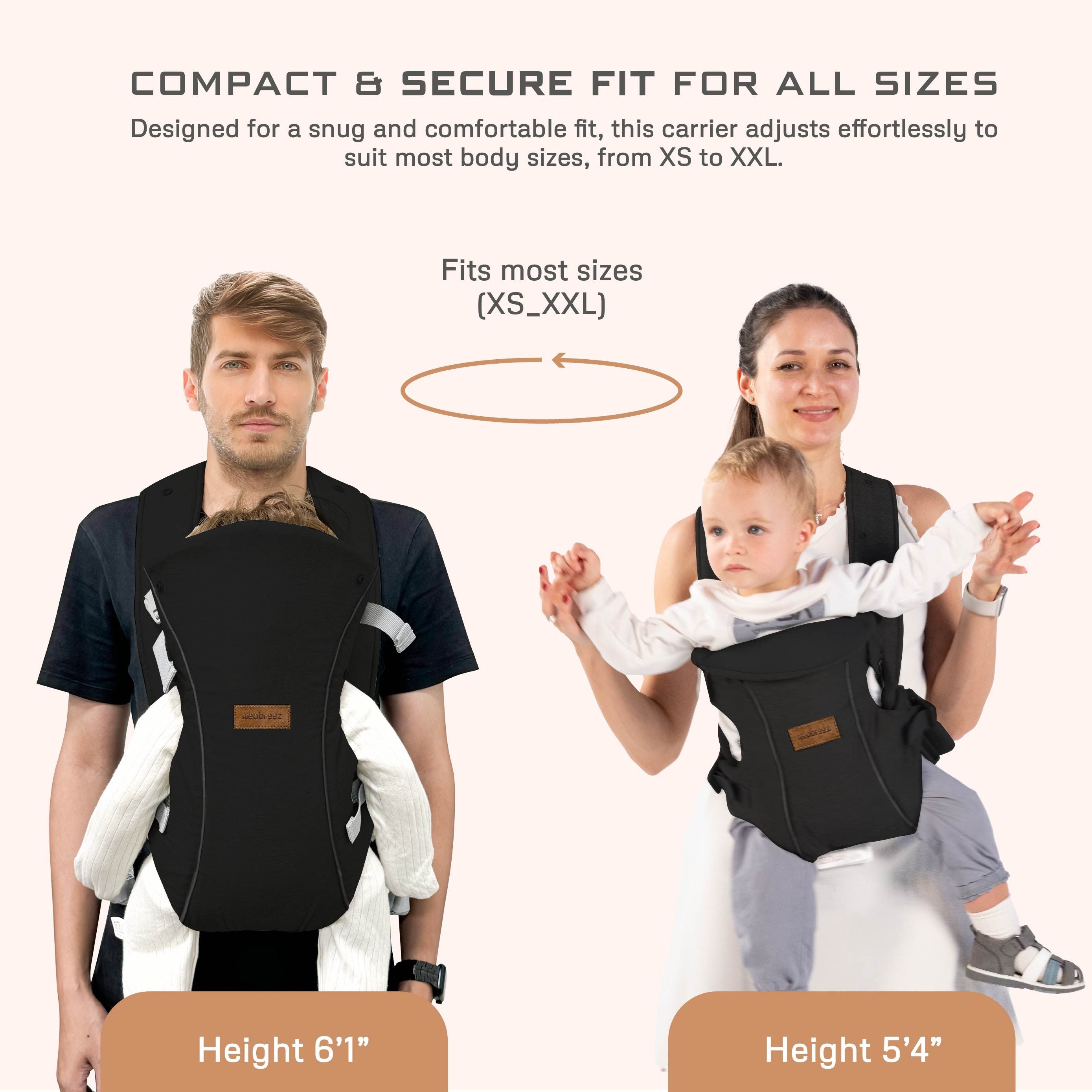 Neobreez Atlix 3 In 1 Convertible Baby Carrier Newborn To Toddler