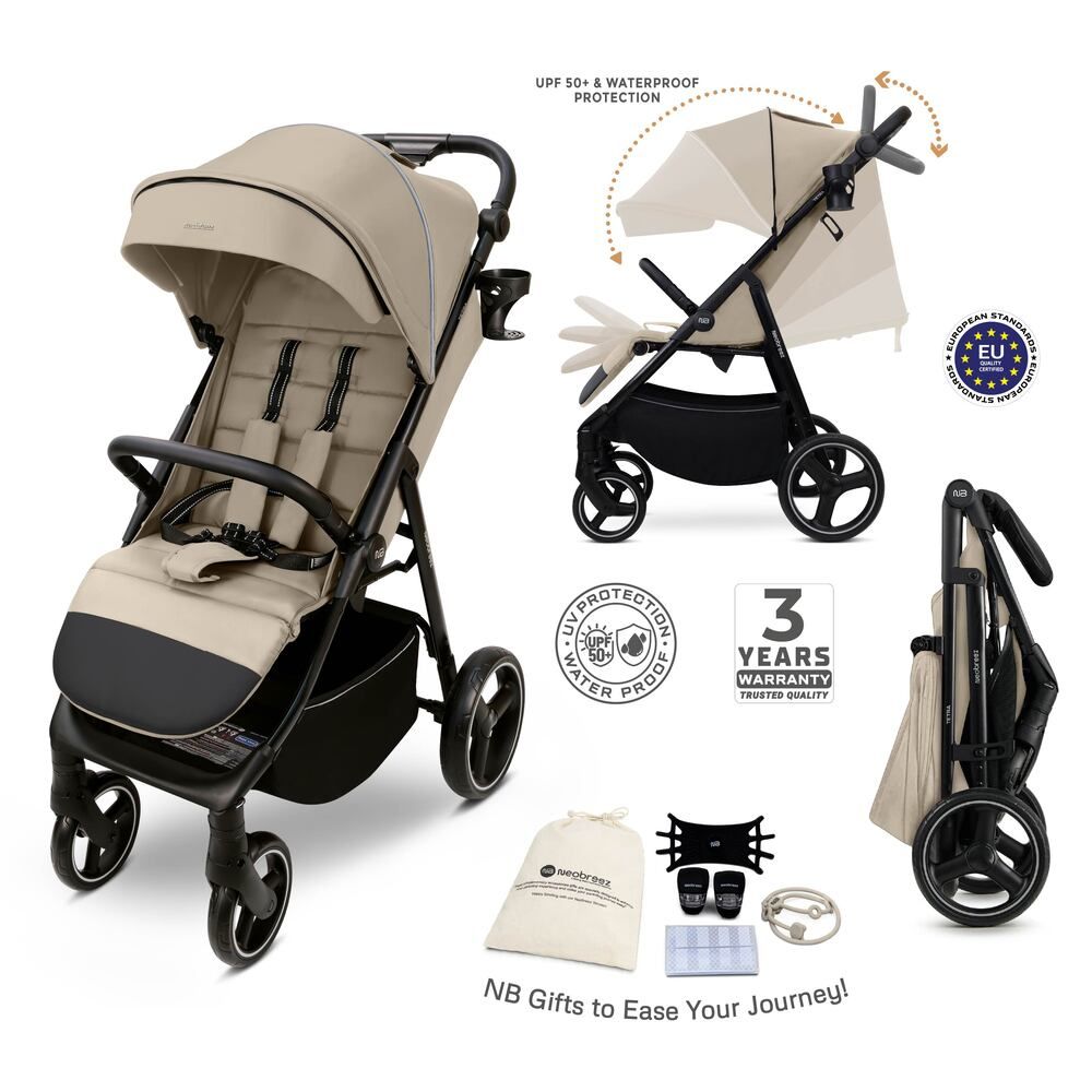 Neobreez Tetra Lightweight Pushchair Stroller With Cup Holder