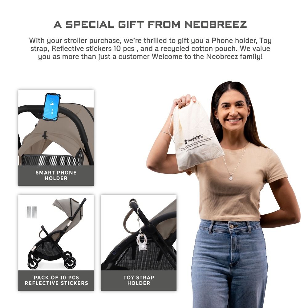 Neobreez Theta Auto Fold Compact Lightweight Travel Stroller