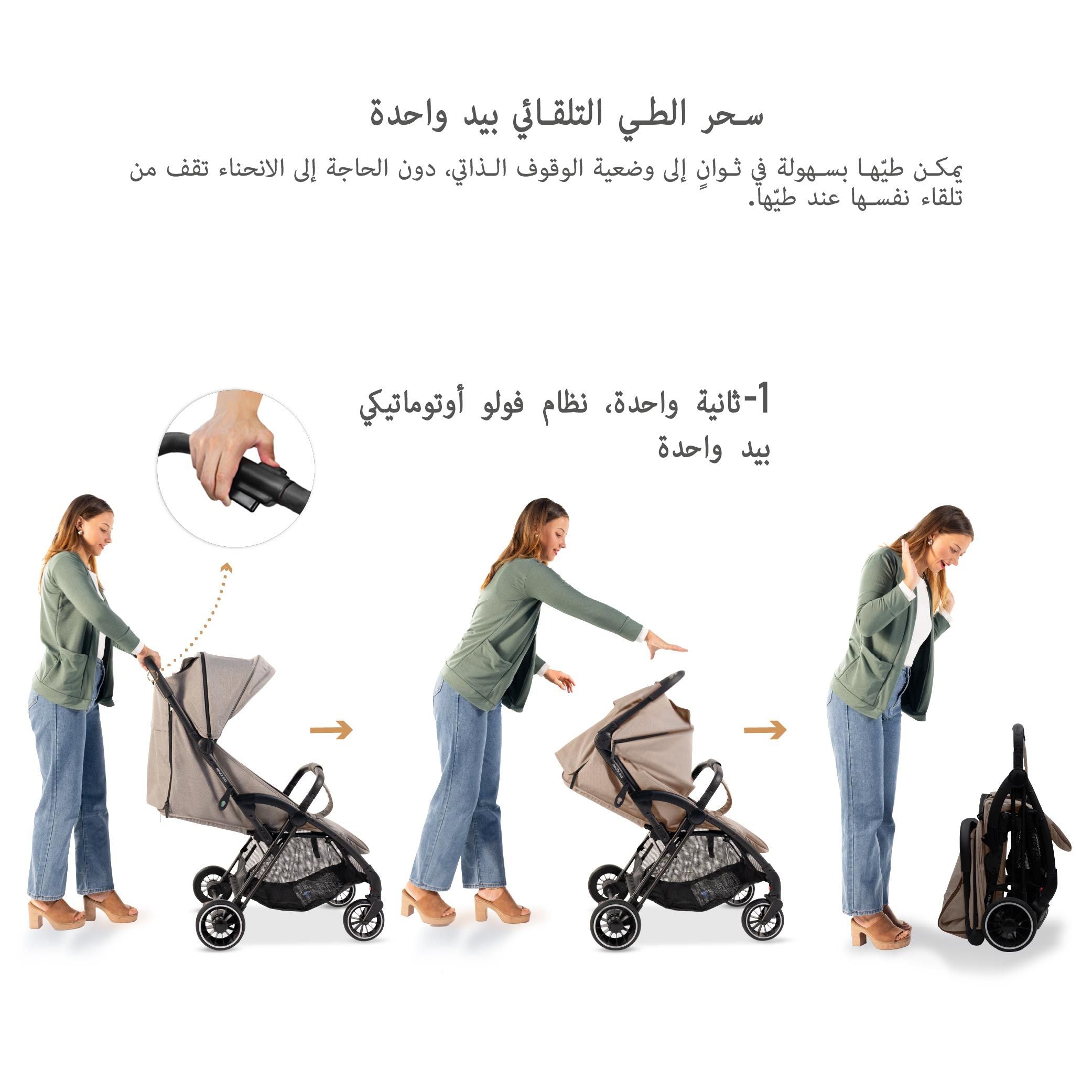 Neobreez Theta Auto Fold Compact Lightweight Travel Stroller