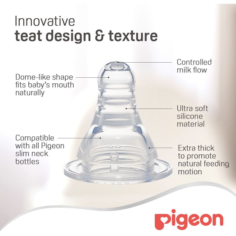 Pigeon Glass Slim Neck Bottle (240ml)