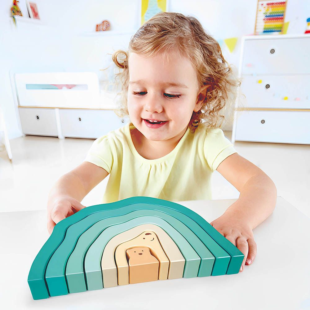 Hape Arctic Polar Bear Stacking Blocks