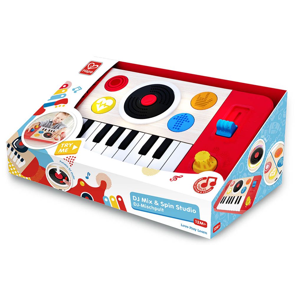 Hape DJ Mix & Spin Studio (Red)