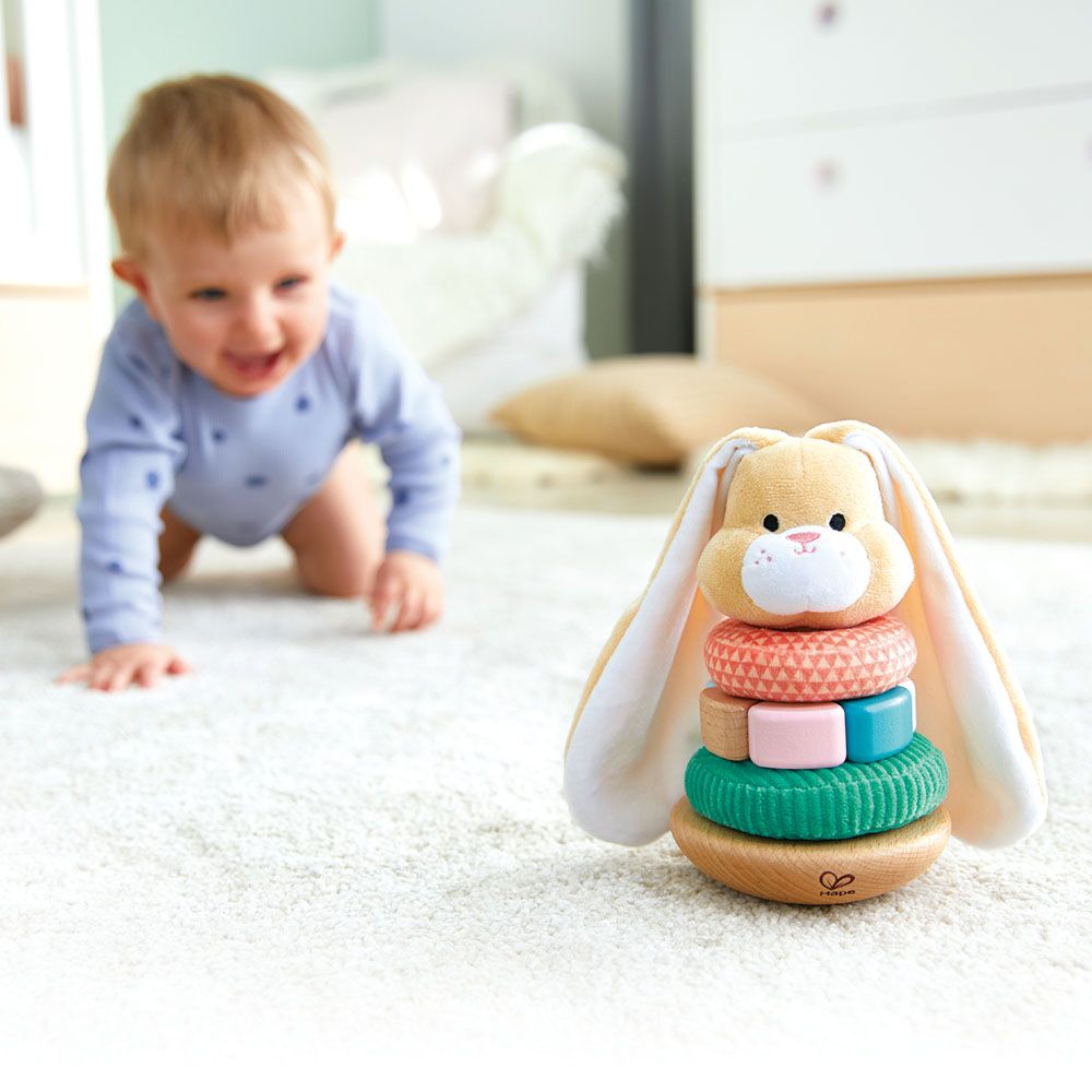 Hape Wooden Bunny Stacking Ring
