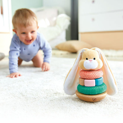 Hape Wooden Bunny Stacking Ring