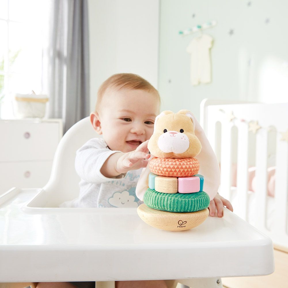 Hape Wooden Bunny Stacking Ring