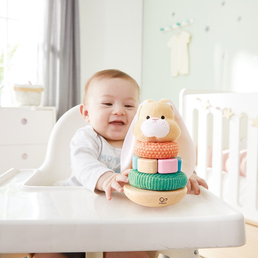 Hape Wooden Bunny Stacking Ring