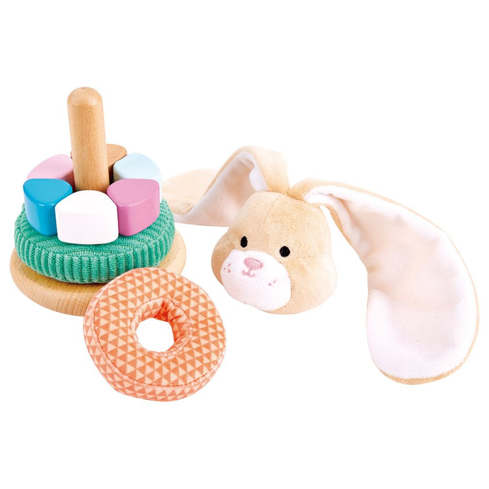 Hape Wooden Bunny Stacking Ring