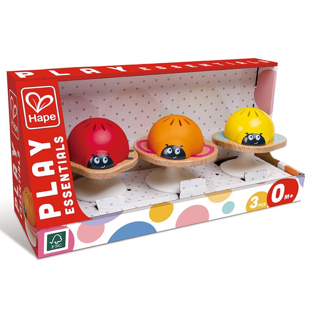 Hape Stay Put Rattle Set