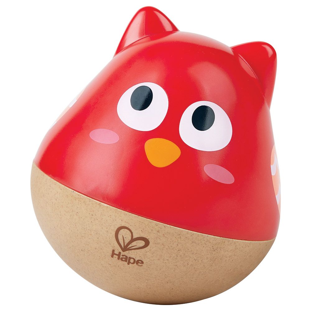 Hape Owl Musical Wobbler (Red)