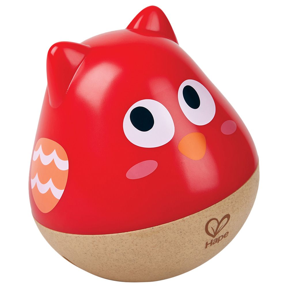 Hape Owl Musical Wobbler (Red)