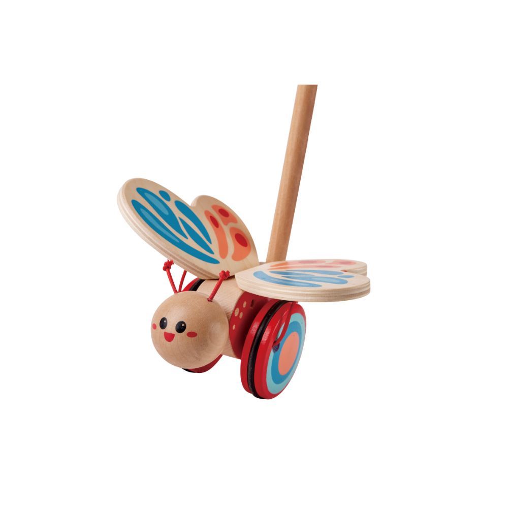 Hape Butterfly Push & Pull Walking Toy