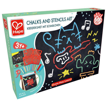 Hape Chalks and Stencils Art