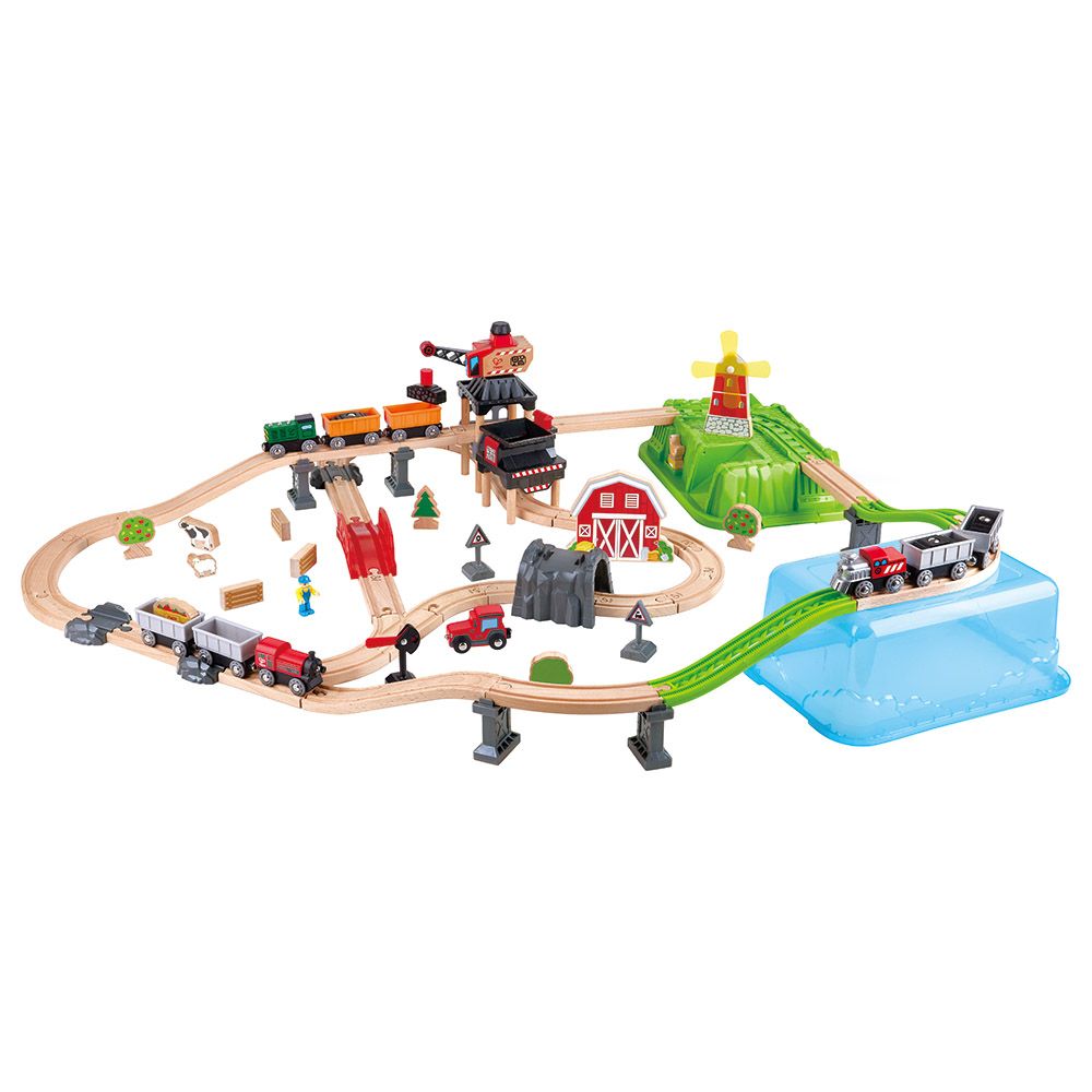 Hape Countryside Train Bucket Set