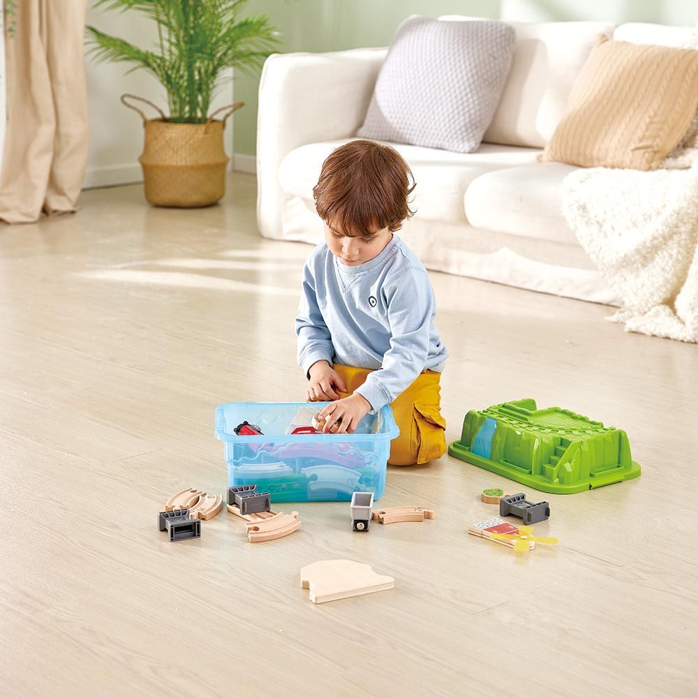 Hape Countryside Train Bucket Set