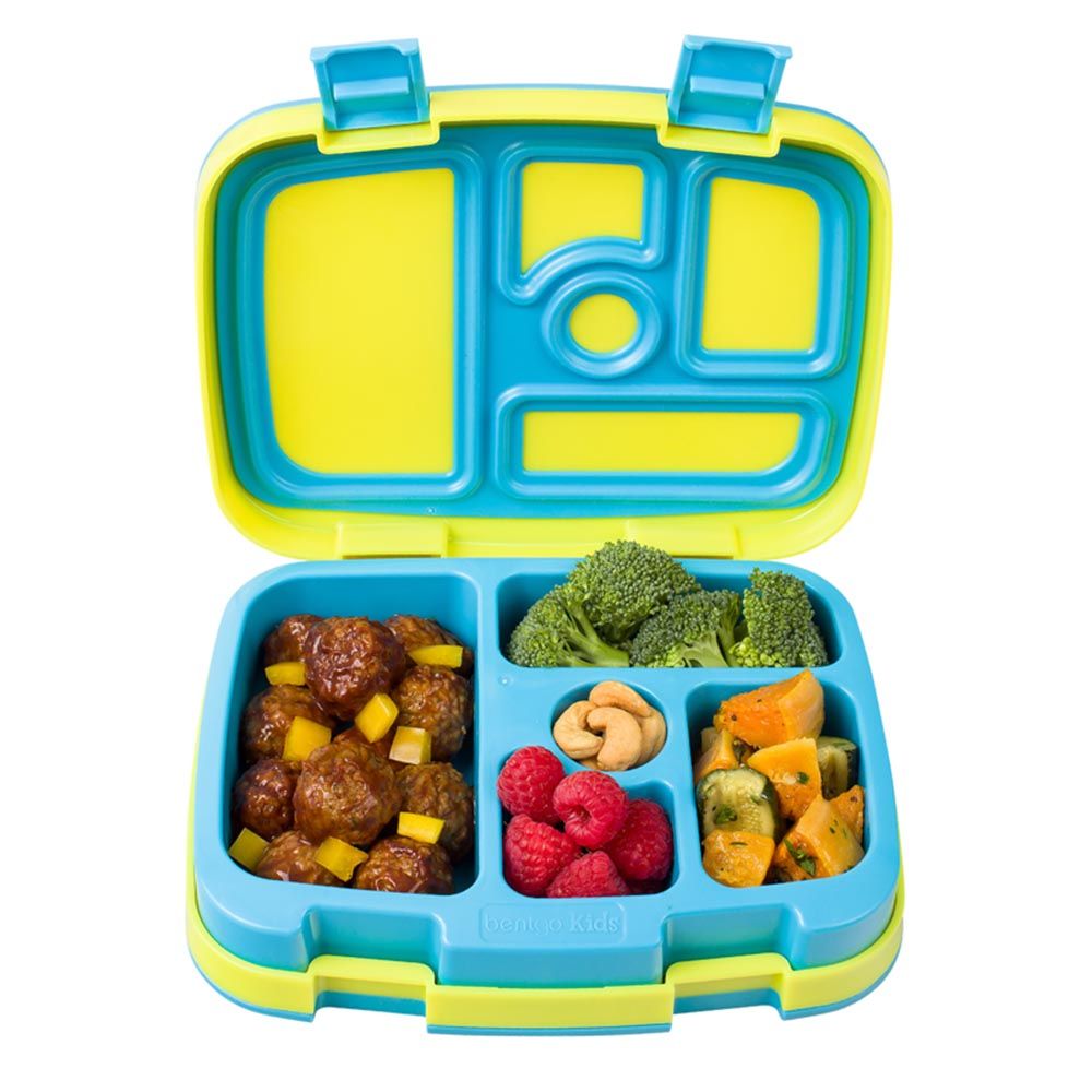 Bentgo Kids Brights Bento Style 5 Compartment Leak Proof Lunch Box