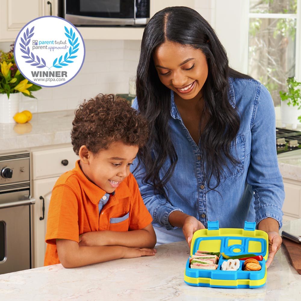 Bentgo Kids Brights Bento Style 5 Compartment Leak Proof Lunch Box