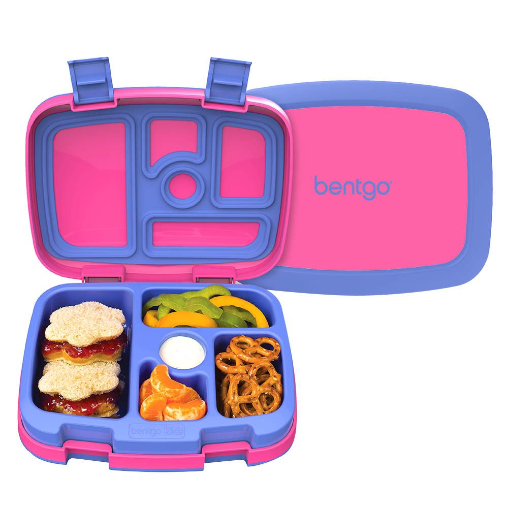 Bentgo Kids Brights Bento Style 5 Compartment Leak Proof Lunch Box