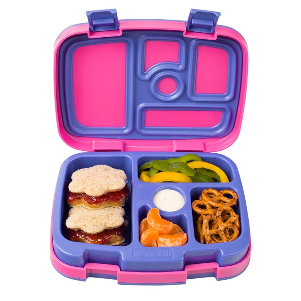 Bentgo Kids Brights Bento Style 5 Compartment Leak Proof Lunch Box