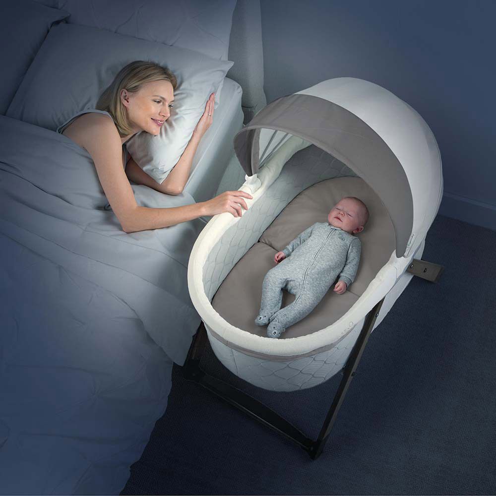 Ingenuity FoldAway Rocking Wood Bassinet (Carrington)