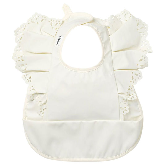 Elodie Baby Bib | Vanilla White / Bibs