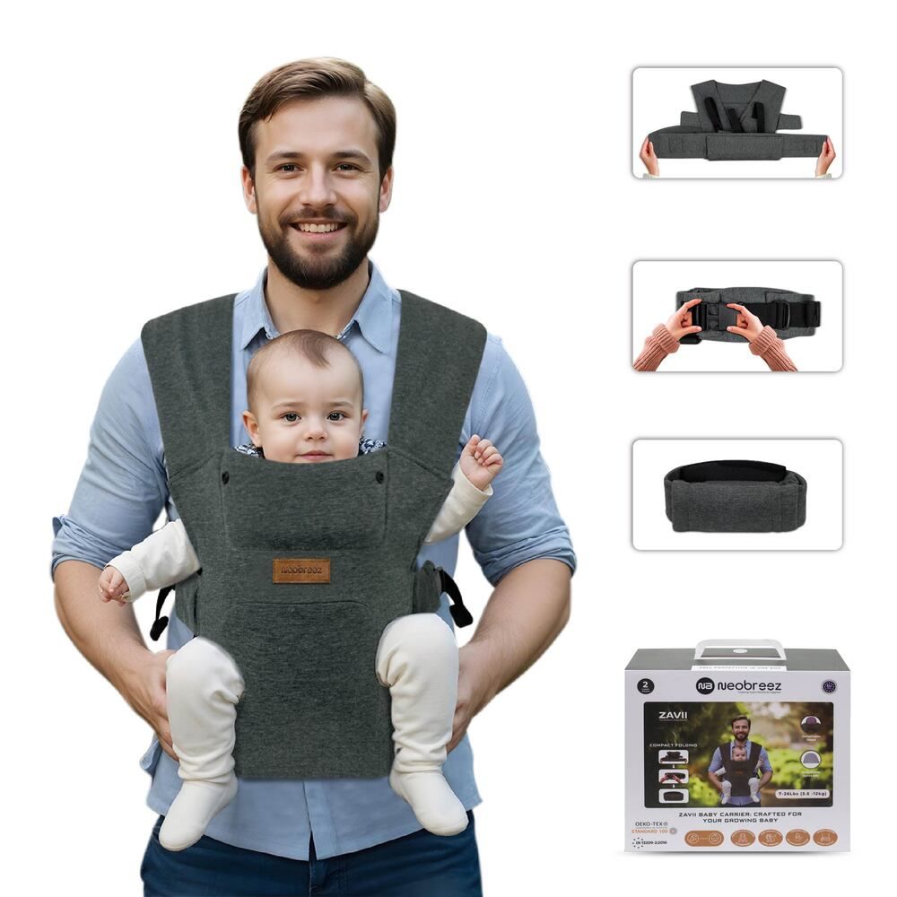 Neobreez Zavii Convertible Baby Carrier, Newborn to Toddler