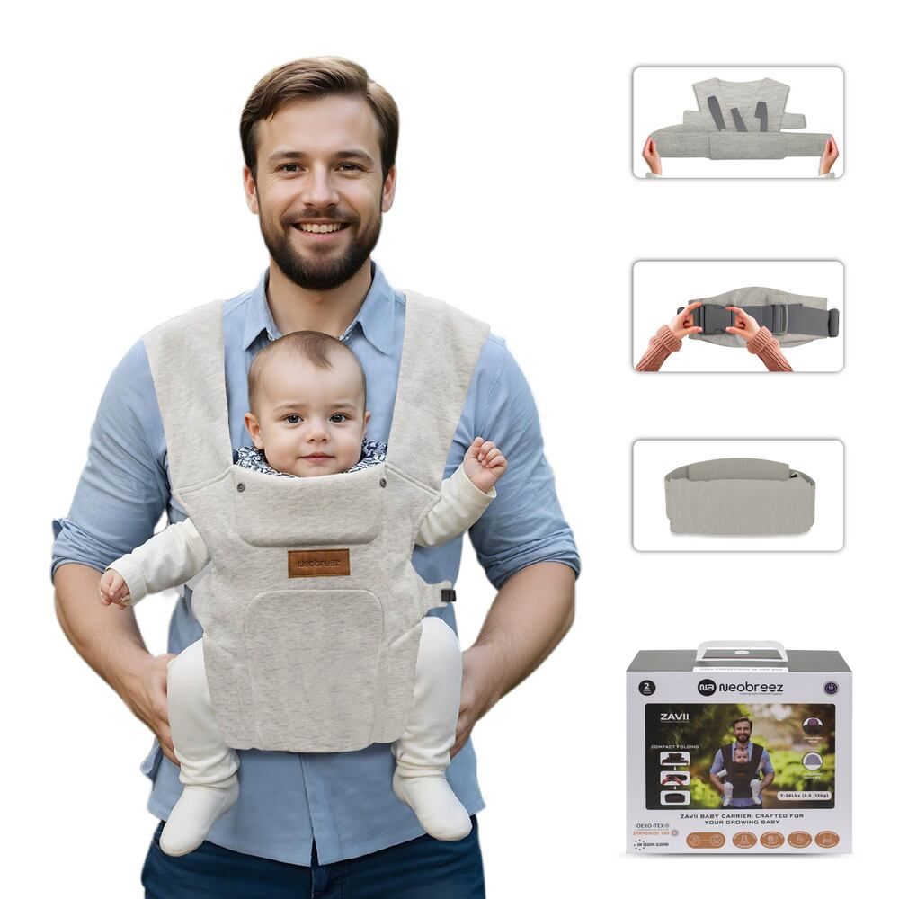 Neobreez Zavii Convertible Baby Carrier, Newborn to Toddler