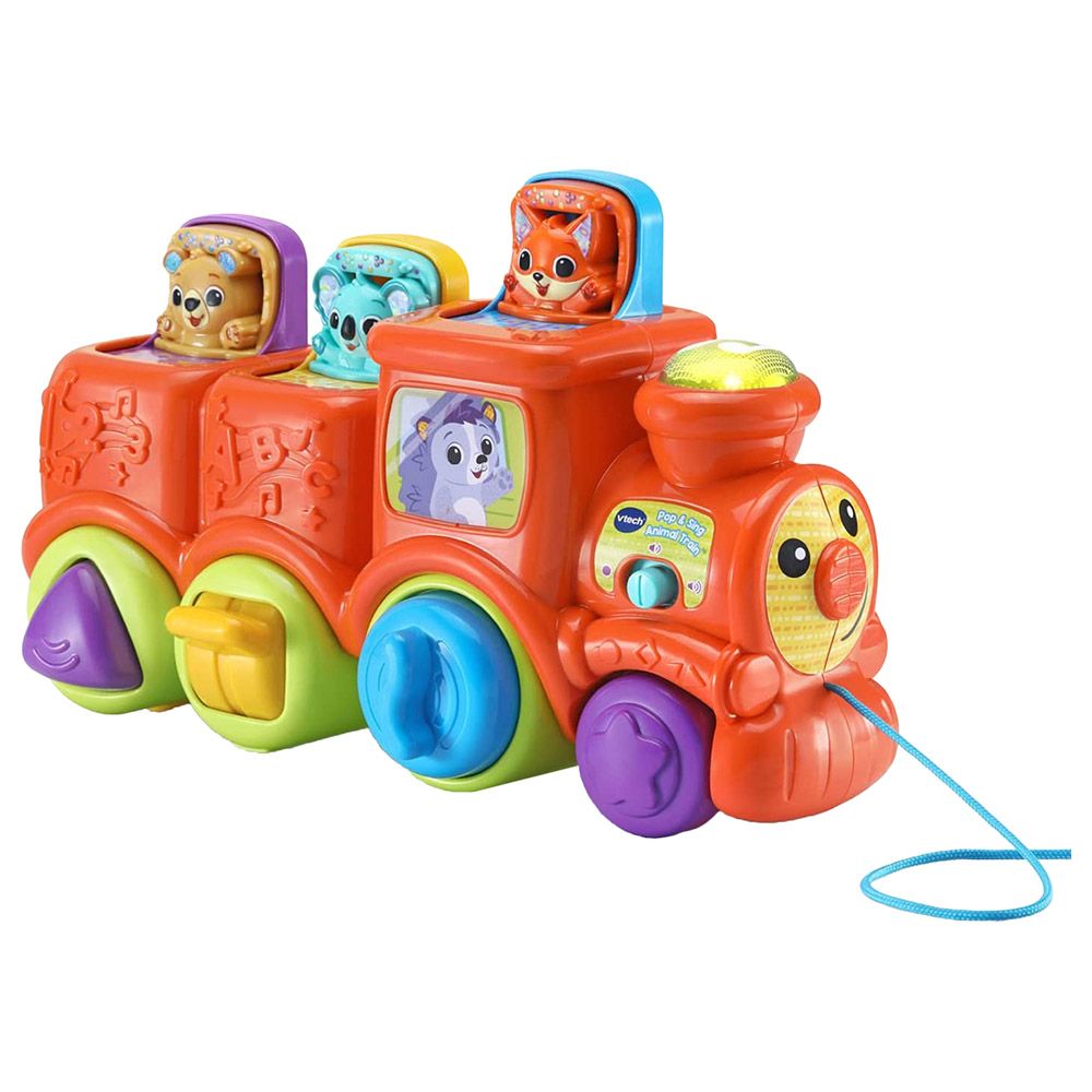 VTech Pop And Sing Animal Train (Red)