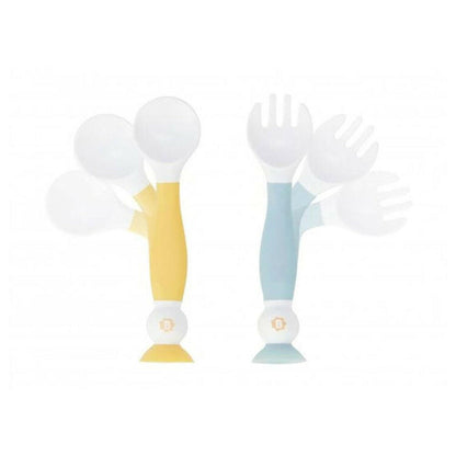 Flexibles learning cutlery by Badabulle.