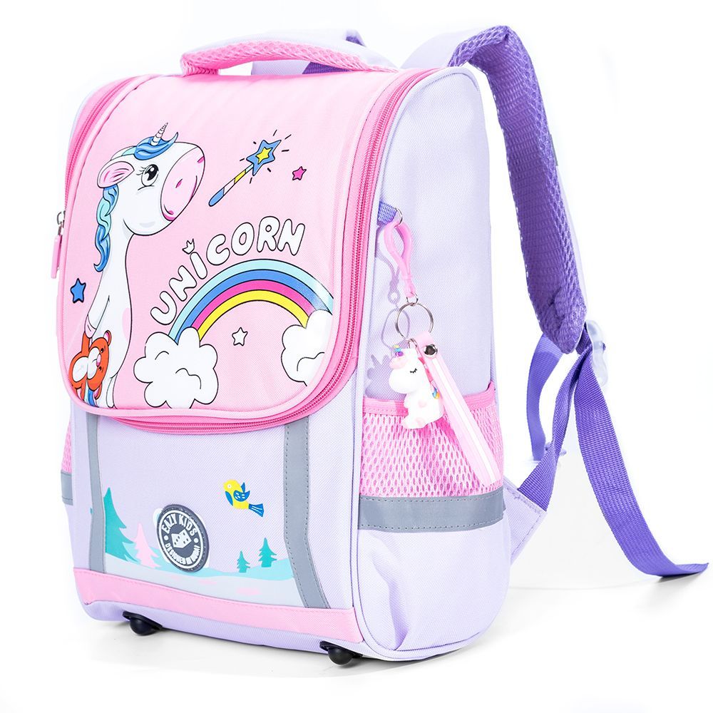 Eazy Kids School Bag Unicorn (Purple/Pink)