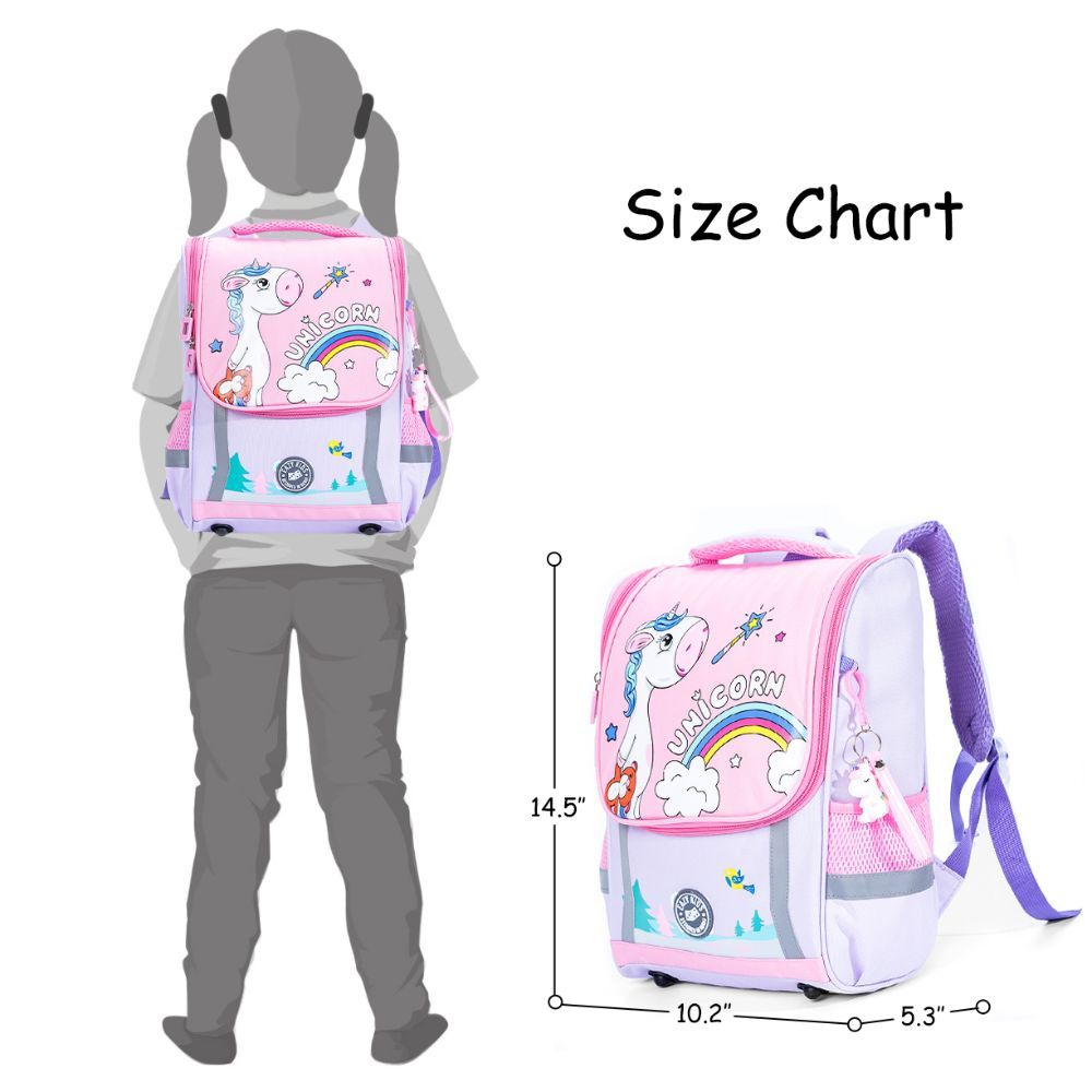 Eazy Kids School Bag Unicorn (Purple/Pink)