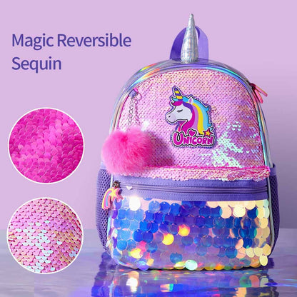 Eazy Kids Unicorn Sparkle Backpack (Pink)