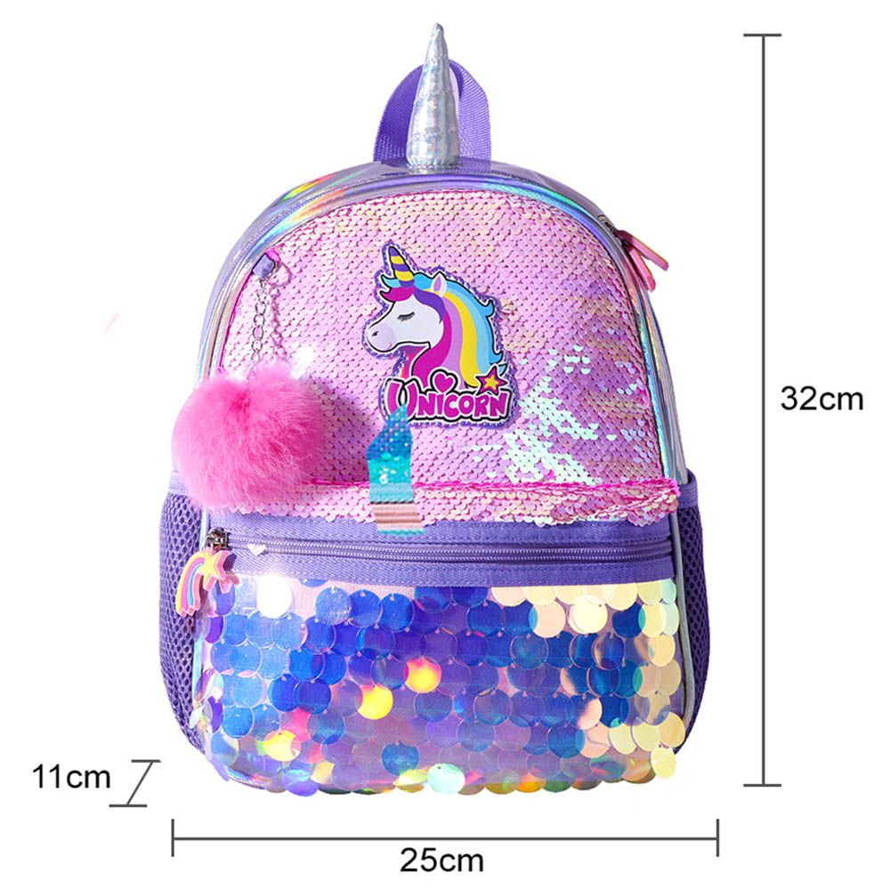 Eazy Kids Unicorn Sparkle Backpack (Pink)