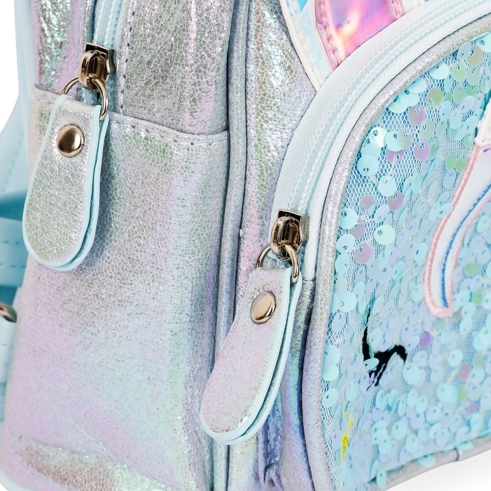 Eazy Kids School Backpack Sequin Unicorn (Green)