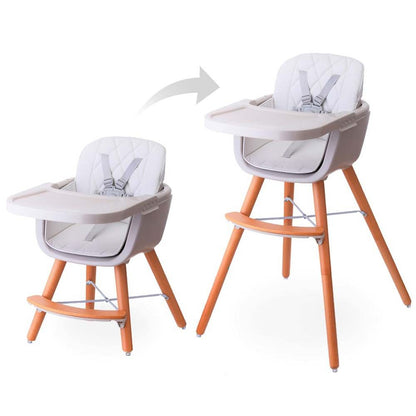 Teknum Premium Dual Height Wooden High Chair