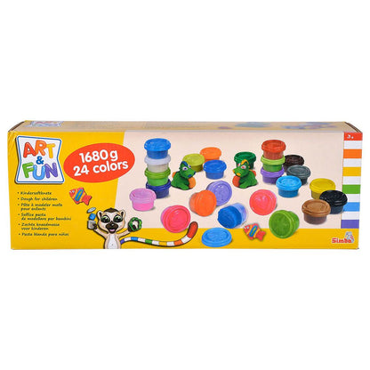 Simba Art & Fun Soft Dough Pots In Display (Sold Separately)