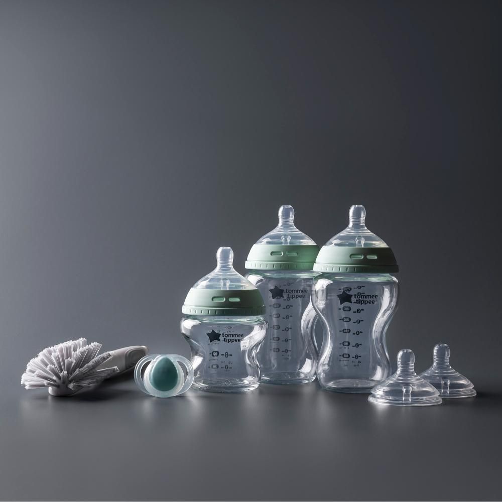 Tommee Tippee Newborn Set Glass Bottle Kit Muted Al