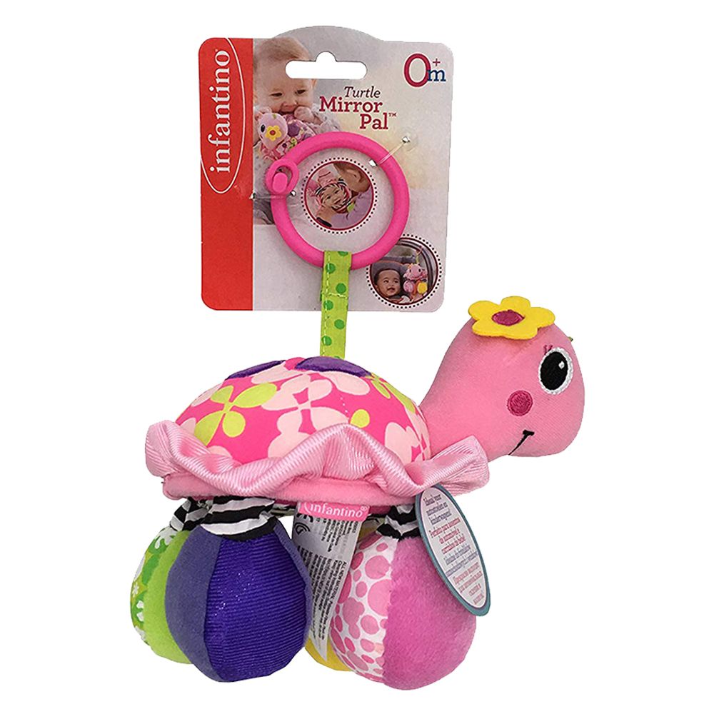 Infantino Turtle Mirror Pal Sparkle