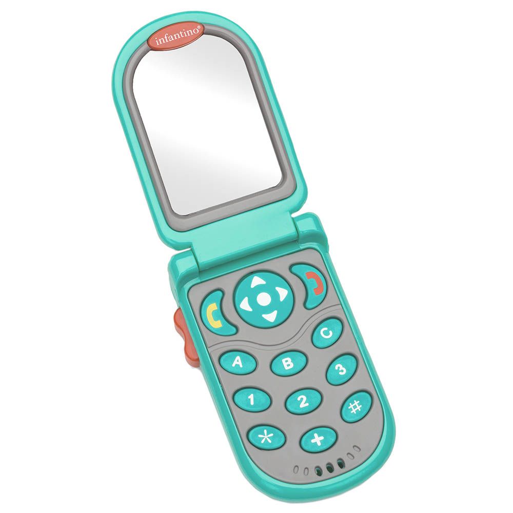 Infantino Flip & Peek Fun Phone (Teal)